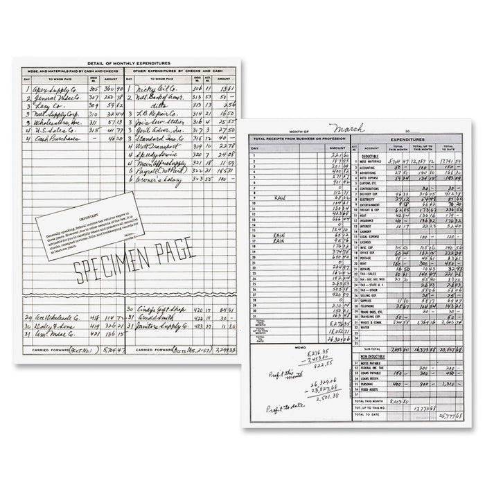 Dome Bookkeeping Record Book