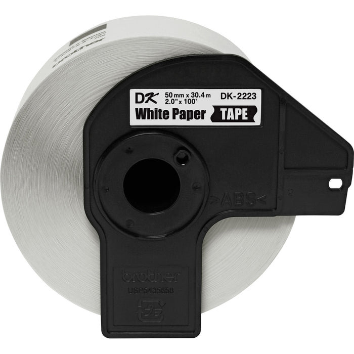 Brother DK2223 - White Continuous Length Paper Tape