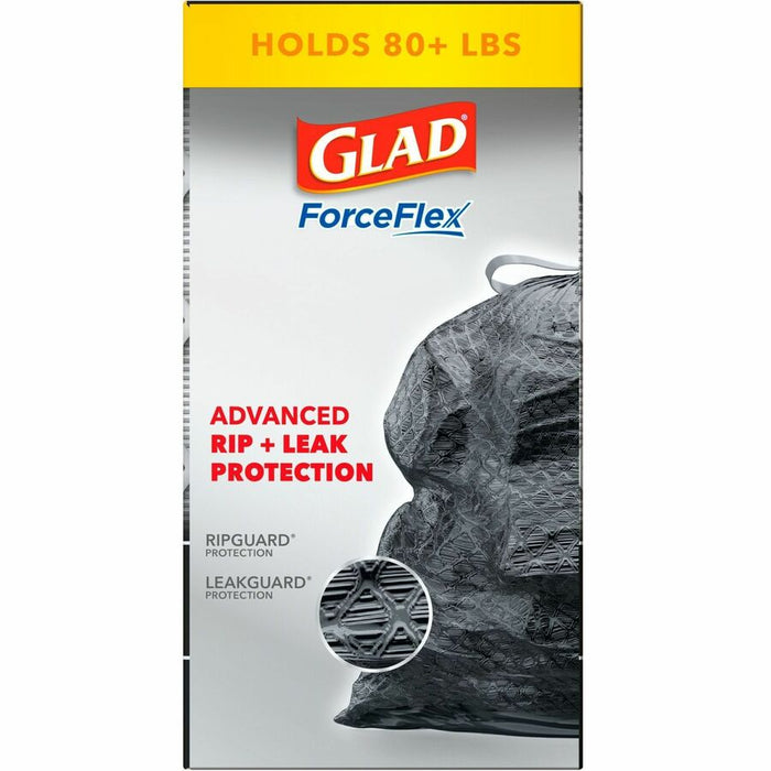 Glad ForceFlexPlus Drawstring Large Trash Bags