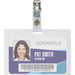 Advantus Strap Clip Self-laminating Badge Holders