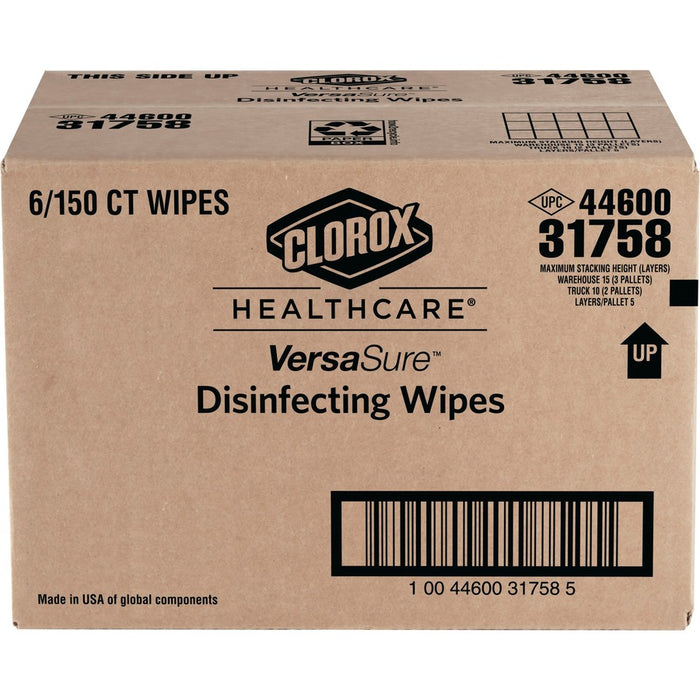 Clorox Healthcare VersaSure Disinfectant Wipes