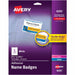 Avery® Adhesive Name Badges