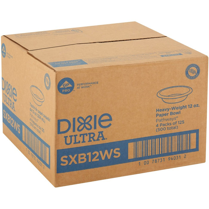 Dixie Ultra® Pathways Heavyweight Paper Bowls by GP Pro