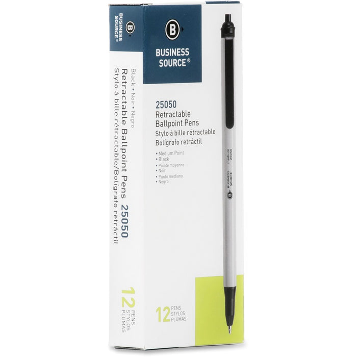 Business Source Retractable Ballpoint Pens