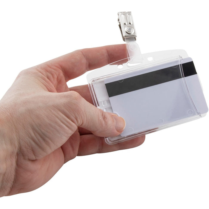 Advantus Plastic ID Card Holders