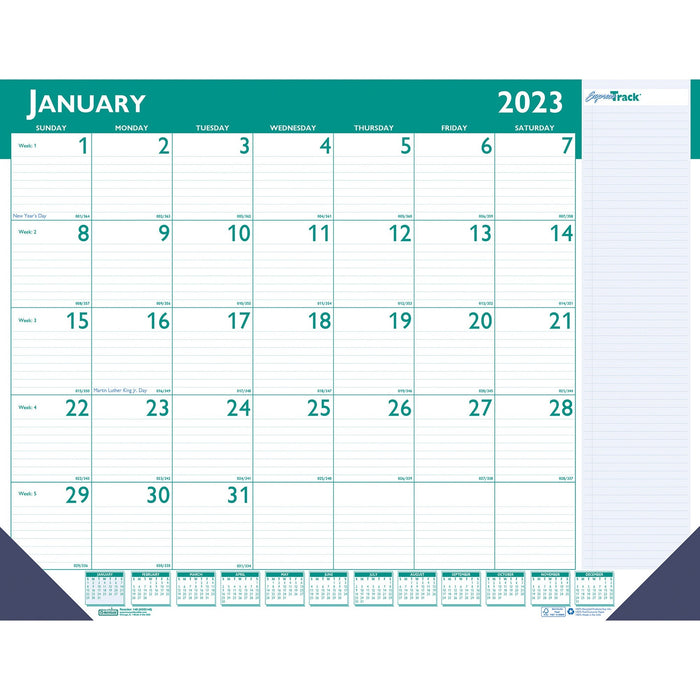 House of Doolittle ExpressTrack Desk Pad Calendar