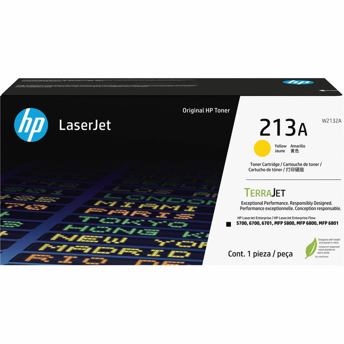 HP 213A Original Laser Toner Cartridge - Yellow Pack