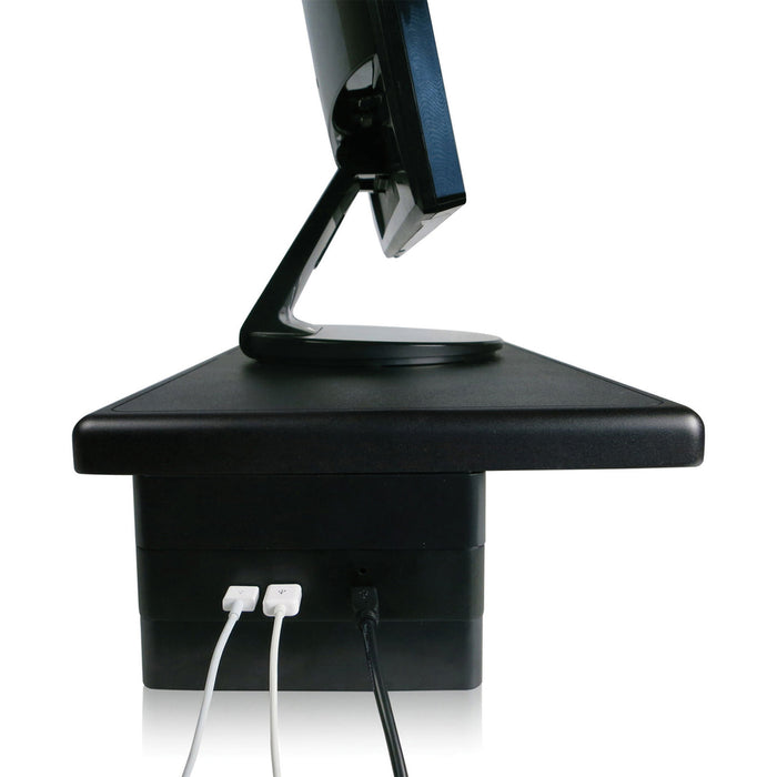 DAC Stax Ergonomic Height Adjustable Monitor Stand with 2 USB Ports