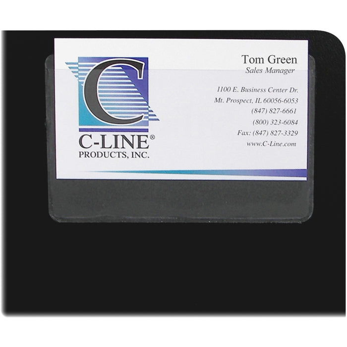 C-Line Self-Adhesive Business Card Holders