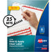 Avery® Print & Apply Label Unpunched Dividers - Index Maker Easy Apply Label Strip