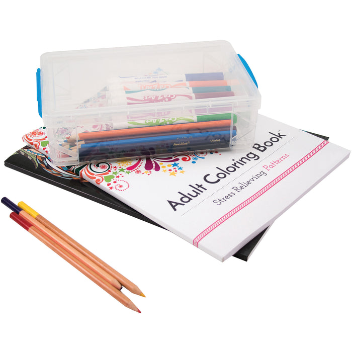 Advantus Clear Large Pencil Box