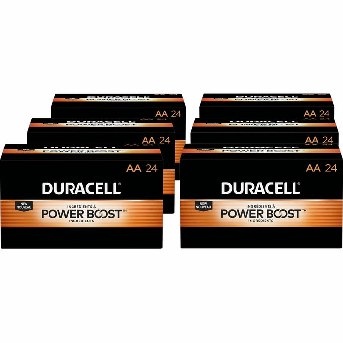 Duracell Coppertop Alkaline AA Battery Boxes of 24