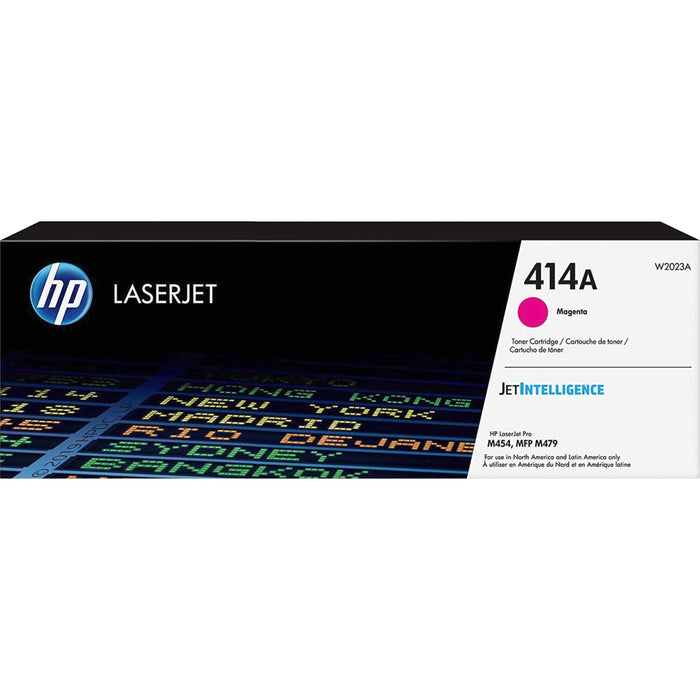 HP 414A (W2023A) Original Laser Toner Cartridge - Magenta - 1 Each