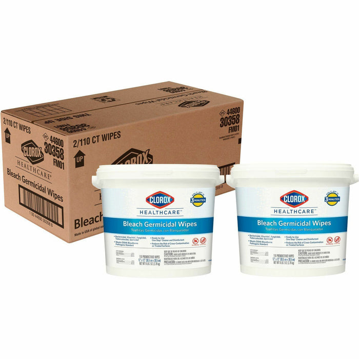 Clorox Healthcare Bleach Germicidal Wipes