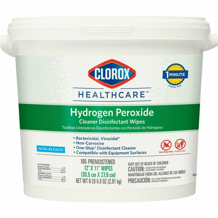 Clorox Healthcare Hydrogen Peroxide Cleaner Disinfectant Wipes