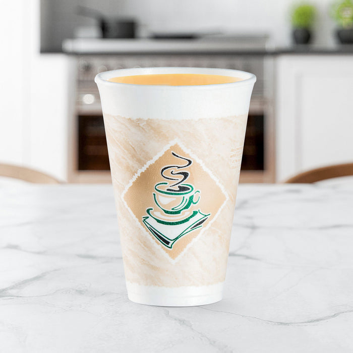 Dart Cafe G Design Foam Cups