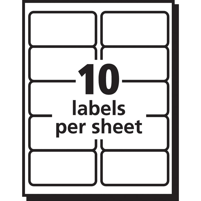 Avery® Easy Peel Inkjet Printer Mailing Labels