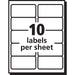 Avery® Easy Peel Inkjet Printer Mailing Labels