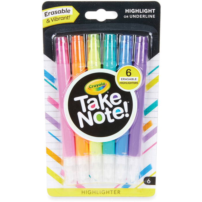Crayola Take Note Erasable Highlighters