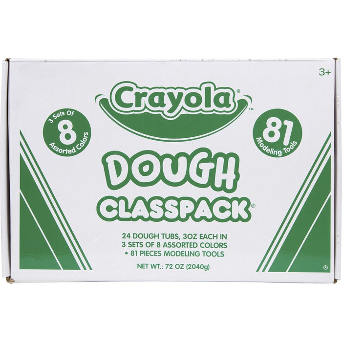 Crayola 8-Color Dough Classpack with Modeling Tools