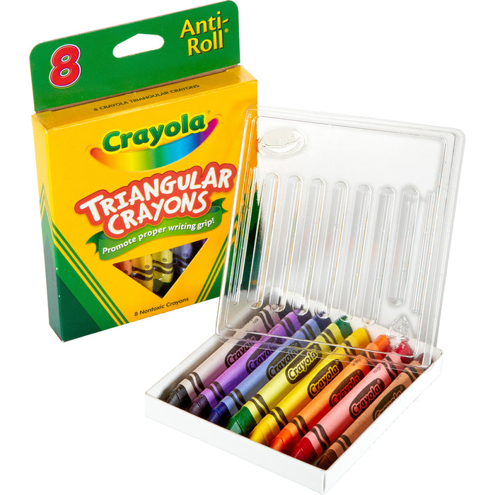 Crayola Triangular Anti-roll Crayons