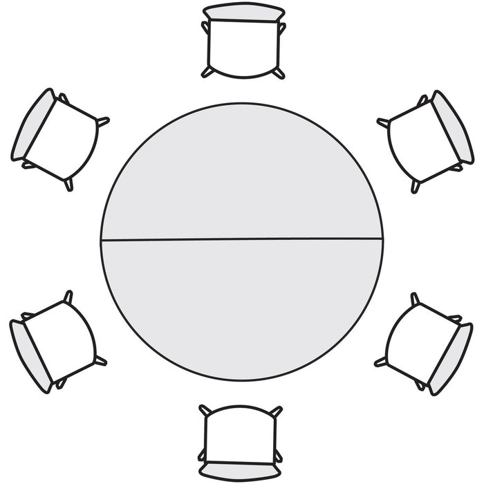 HON Build Series Half-round Tabletop