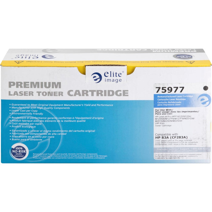 Elite Image Remanufactured Toner Cartridge - Alternative for HP (83A)