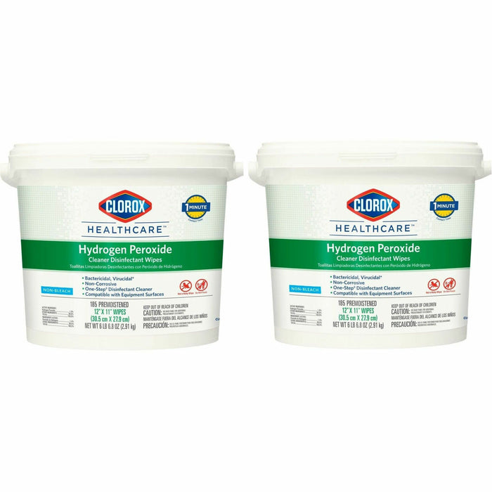 Clorox Healthcare Hydrogen Peroxide Cleaner Disinfectant Wipes