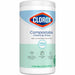 Clorox Free & Clear Compostable All Purpose Cleaning Wipes