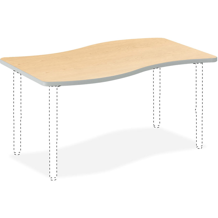 HON Build Series Ribbon Shape Tabletop